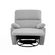 SOFA RECLINABLE 1P PARTITA GRIS 4